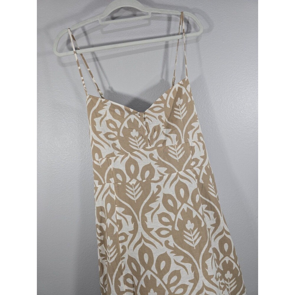 AMERICAN EAGLE Catie Corset Column Midi Dress Linen blend Slip dress boho XXL BX - Picture 4 of 10